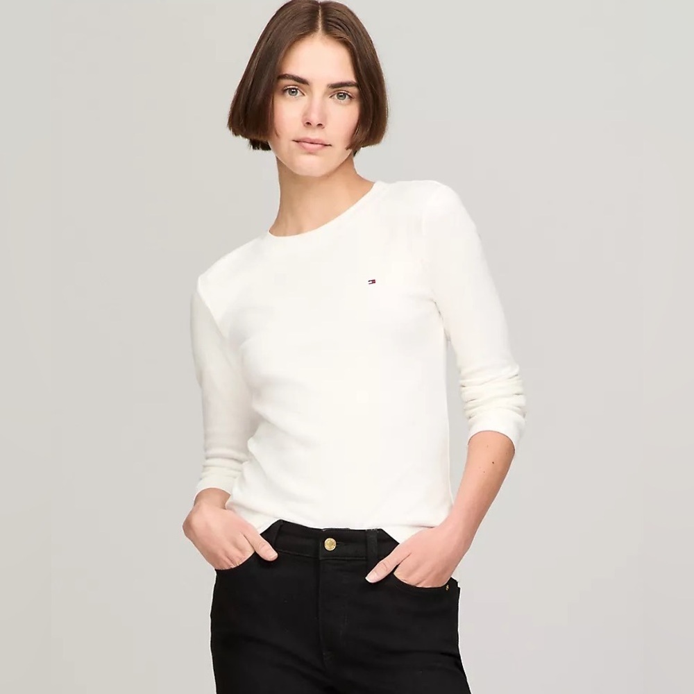 Long-Sleeve Crewneck Favorite T-Shirt